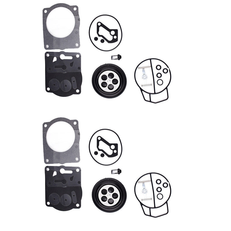 DURAFORCE 2X Carburetor Rebuild Kit 451469 for Sea Doo Sbni Dual 947 951 XP RX GSX GTX