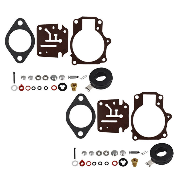 DURAFORCE 2x Carburetor Carb Rebuild Kit For BRP OMC Johnson Evinrude 396701 398729 392061