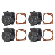 DURAFORCE 4× Float Chamber Carb Bowl For Johnson Evinrude 90-175hp 433000 0433000 w/Gasket