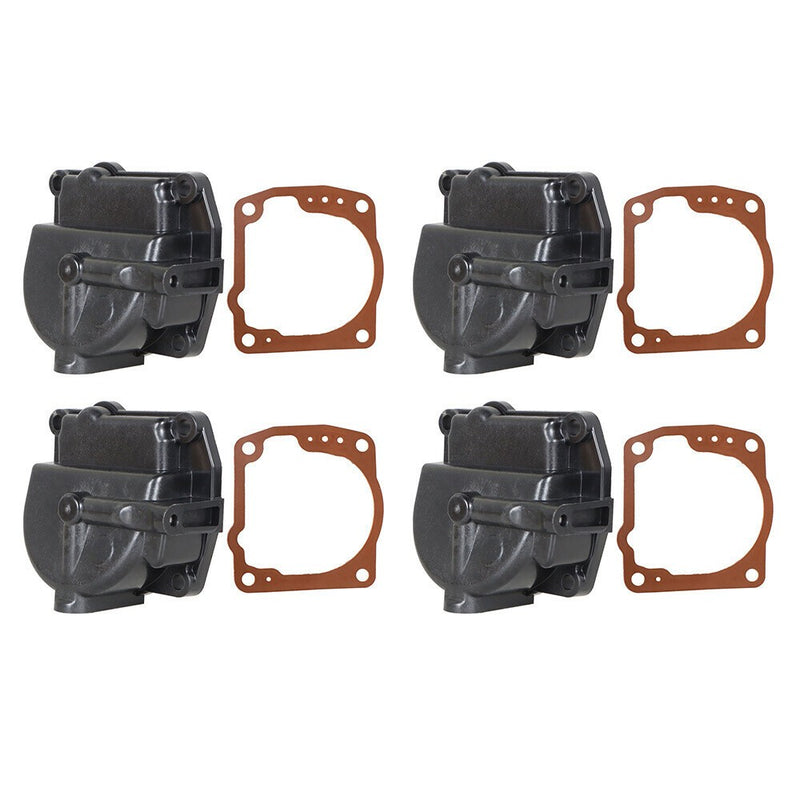 DURAFORCE 4× Float Chamber Carb Bowl For Johnson Evinrude 90-175hp 433000 0433000 w/Gasket