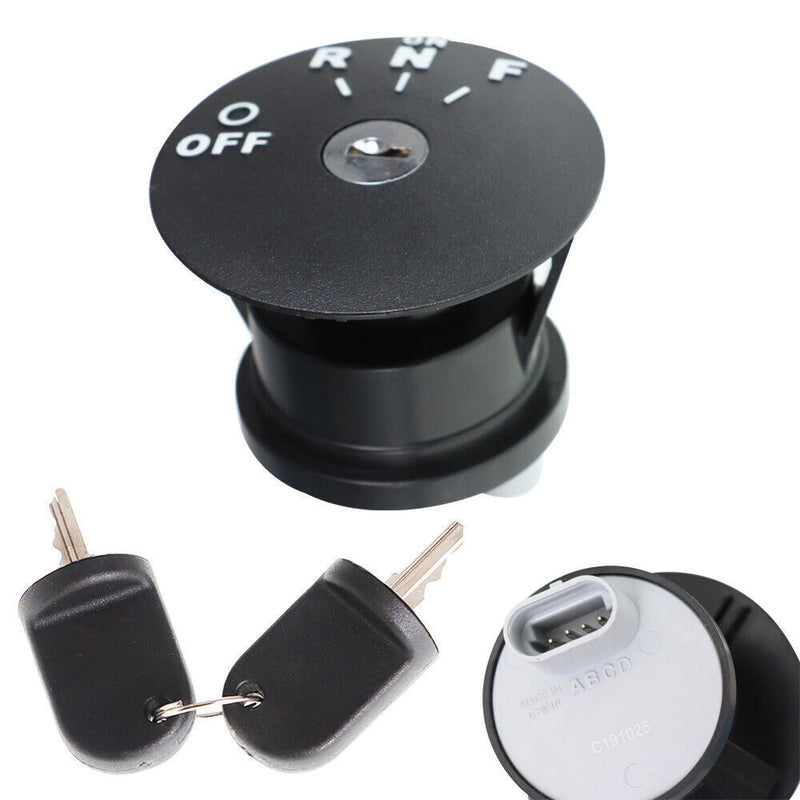 DURAFORCE For 48V RXV EZGO Electric Golf Cart Years 2008-Up Ignition Key Switch Keys