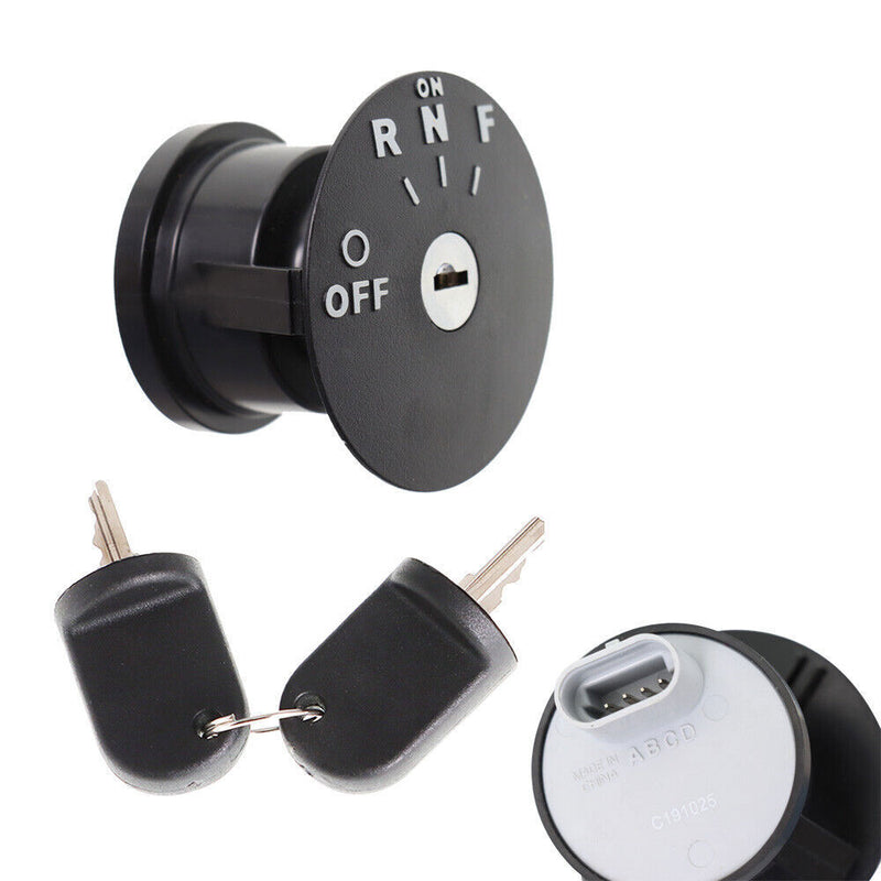 DURAFORCE For 48V RXV EZGO Electric Golf Cart Years 2008-Up Ignition Key Switch Keys