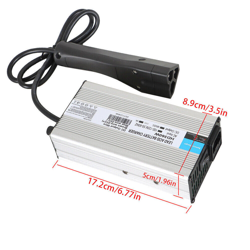 DURAFORCE 48V 6A RXV plug Battery Charger For EzGo RXV Club Car DS Golf Cart