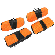 DURAFORCE Set Of 4 Seat Covers Front&Rear For Yamaha Drive/Drive 2 2007+ Golf Cart-Orange