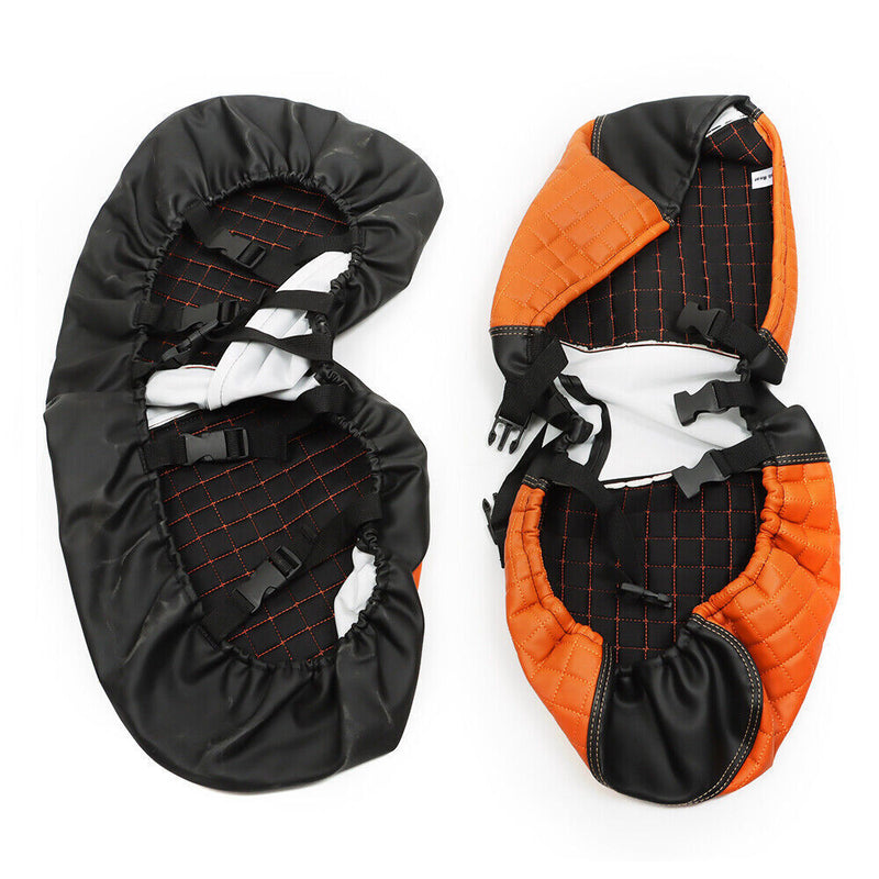 DURAFORCE Set Of 4 Seat Covers Front&Rear For Yamaha Drive/Drive 2 2007+ Golf Cart-Orange