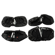 DURAFORCE 4Pcs Golf Carts Seat Covers Front & Rear For Yamaha Drive/Drive 2 2007-Up Black