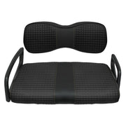DURAFORCE 4Pcs Golf Carts Seat Covers Front & Rear For Yamaha Drive/Drive 2 2007-Up Black