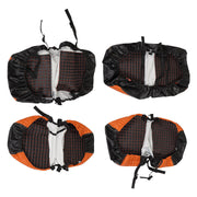 DURAFORCE Orange Front & Rear Seat Covers Fits For Club Car Precedent Golf Carts 2004-Up