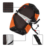 DURAFORCE Orange Front & Rear Seat Covers Fits For Club Car Precedent Golf Carts 2004-Up