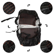 DURAFORCE Orange Front & Rear Seat Covers Fits For Club Car Precedent Golf Carts 2004-Up