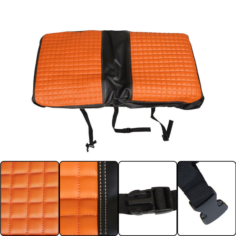 DURAFORCE Orange Front & Rear Seat Covers Fits For Club Car Precedent Golf Carts 2004-Up