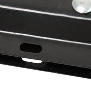 DURAFORCE Mud Flap Hangers Black Steel Straight 30" Pair 2.5" Semi Truck Spring Loaded