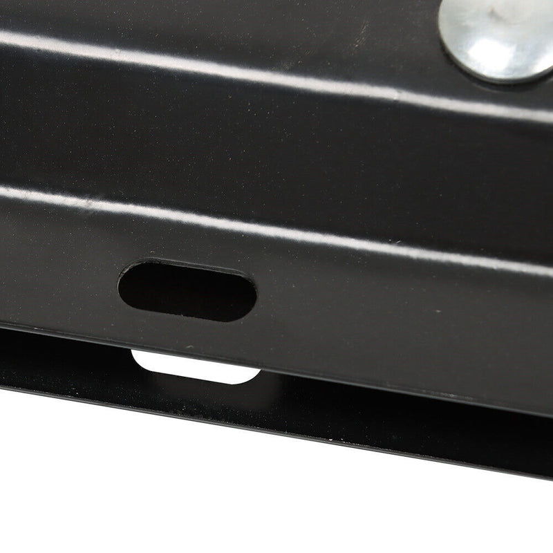 DURAFORCE Mud Flap Hangers Black Steel Straight 30" Pair 2.5" Semi Truck Spring Loaded