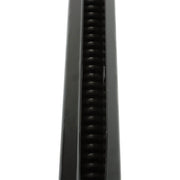 DURAFORCE Mud Flap Hangers Black Steel Straight 30" Pair 2.5" Semi Truck Spring Loaded
