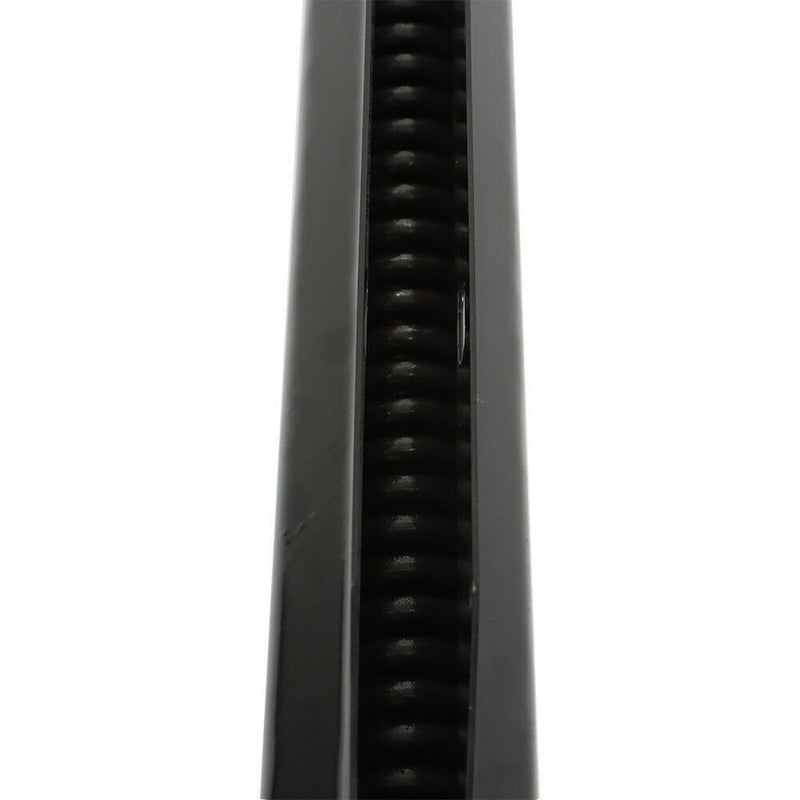 DURAFORCE Mud Flap Hangers Black Steel Straight 30" Pair 2.5" Semi Truck Spring Loaded