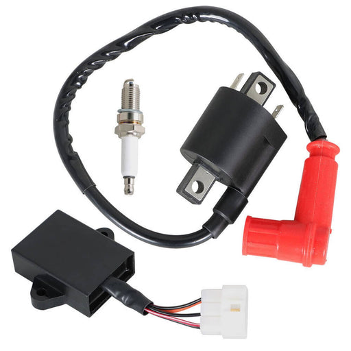 DURAFORCE Ignition Coil Ignitor CDI Box Spark Plug For Yamaha Gas Golf Carts G9 1990-1995