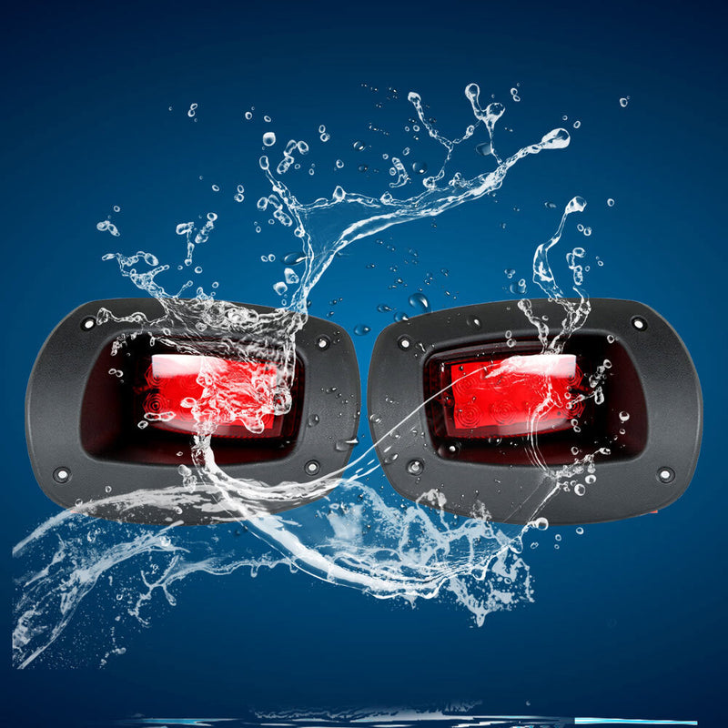 DURAFORCE LED Tail Light Replacement Assemblies For EZGO RXV Golf Cart 2008 - 2015