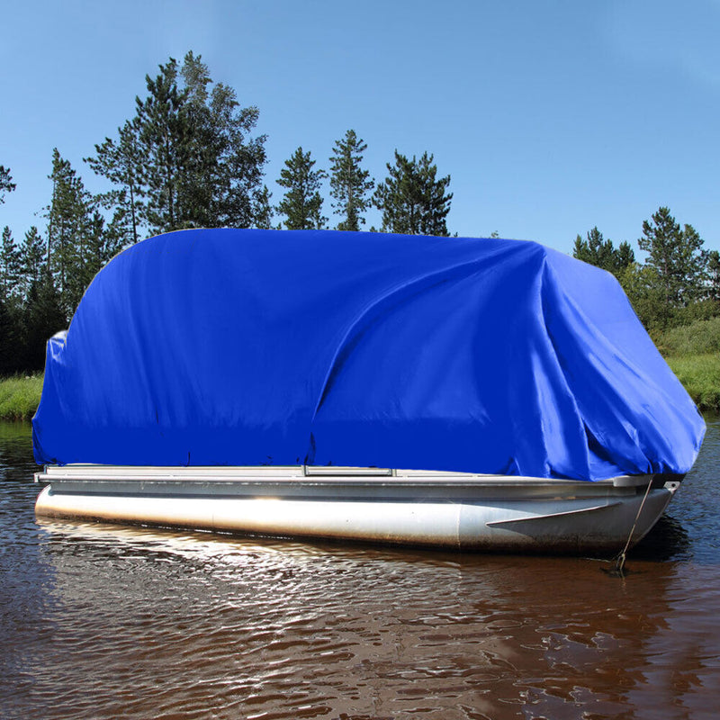 DURAFORCE 21-24ft Waterproof Heavy Duty Pontoon Boat Cover Trailerable UV Resistant