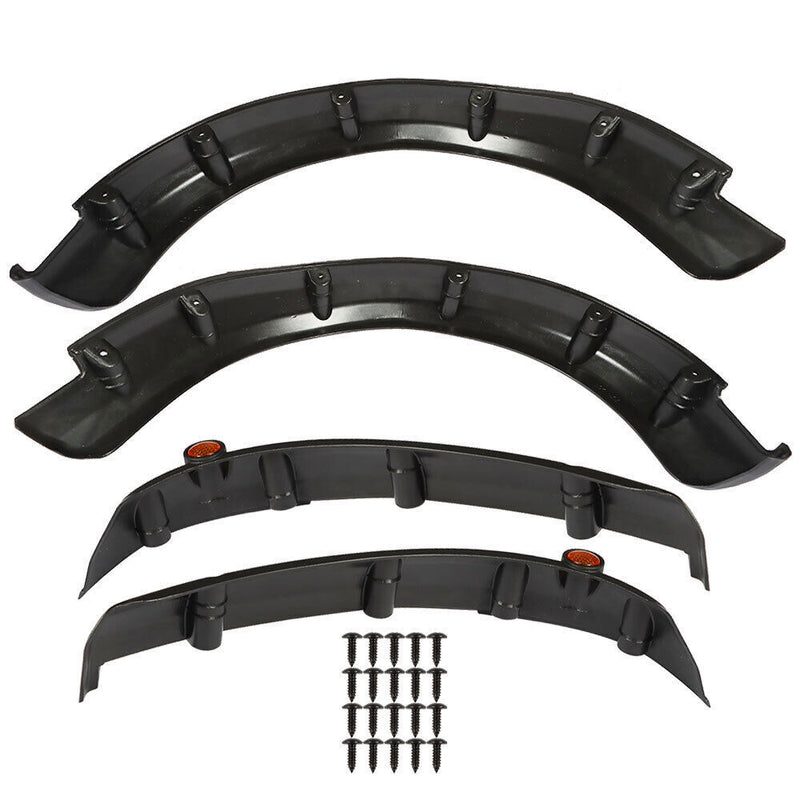 DURAFORCE Front And Rear Fender Flares For 2008-2015 EZGO RXV Gas And Electric Golf Carts