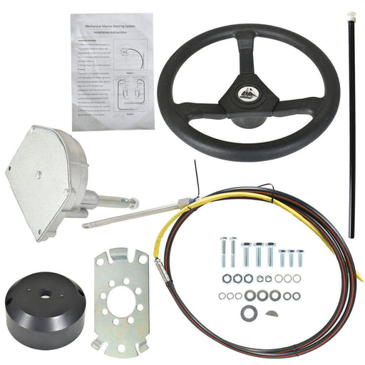 DURAFORCE 10FT SS13710 Boat Cable With Wheel For Marine Engine Turbine Steering System New