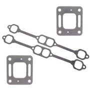 DURAFORCE For Mercruiser 5.0 5.7 350 Mag Riser Block v8 Elbow Kit Exhaust Manifold Gasket