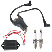 DURAFORCE Ignition Coil CDI Ignitor AC Spark Plug For EZGO Golf Cart 4 Cycle Gas 72562-G01