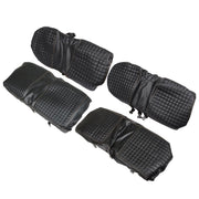 DURAFORCE 4Pcs Black Front & Rear Seat Covers For EZGO Medalist TXT 1994-2013 Golf Carts