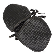 DURAFORCE 4Pcs Black Front & Rear Seat Covers For EZGO Medalist TXT 1994-2013 Golf Carts