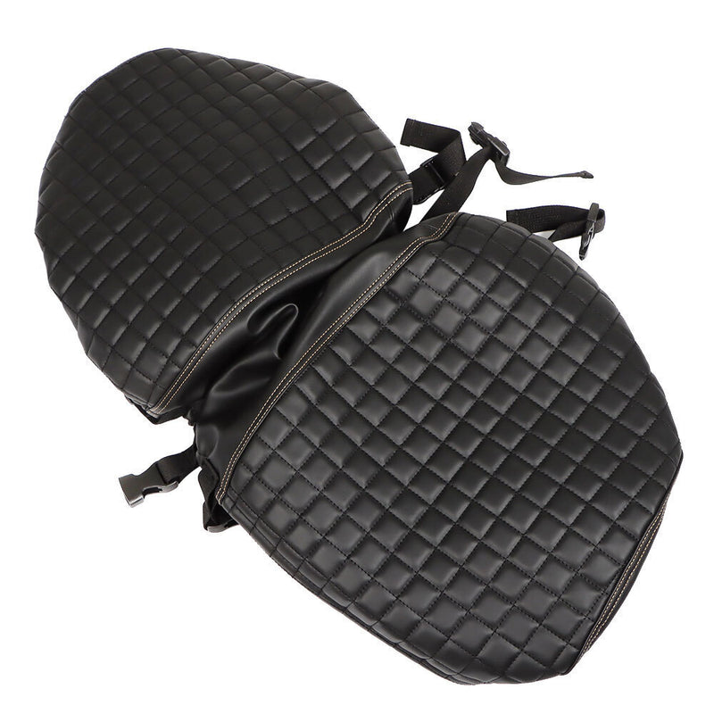 DURAFORCE 4Pcs Black Front & Rear Seat Covers For EZGO Medalist TXT 1994-2013 Golf Carts