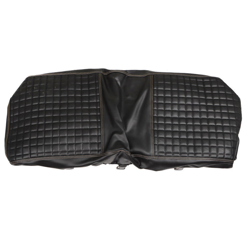 DURAFORCE 4Pcs Black Front & Rear Seat Covers For EZGO Medalist TXT 1994-2013 Golf Carts