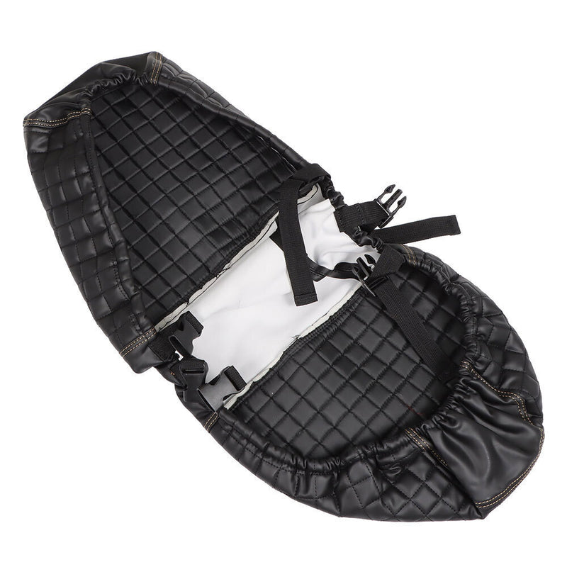 DURAFORCE 4Pcs Black Front & Rear Seat Covers For EZGO Medalist TXT 1994-2013 Golf Carts