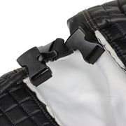 DURAFORCE 4Pcs Black Front & Rear Seat Covers For EZGO Medalist TXT 1994-2013 Golf Carts