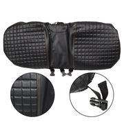 DURAFORCE 4Pcs Black Front & Rear Seat Covers For EZGO Medalist TXT 1994-2013 Golf Carts