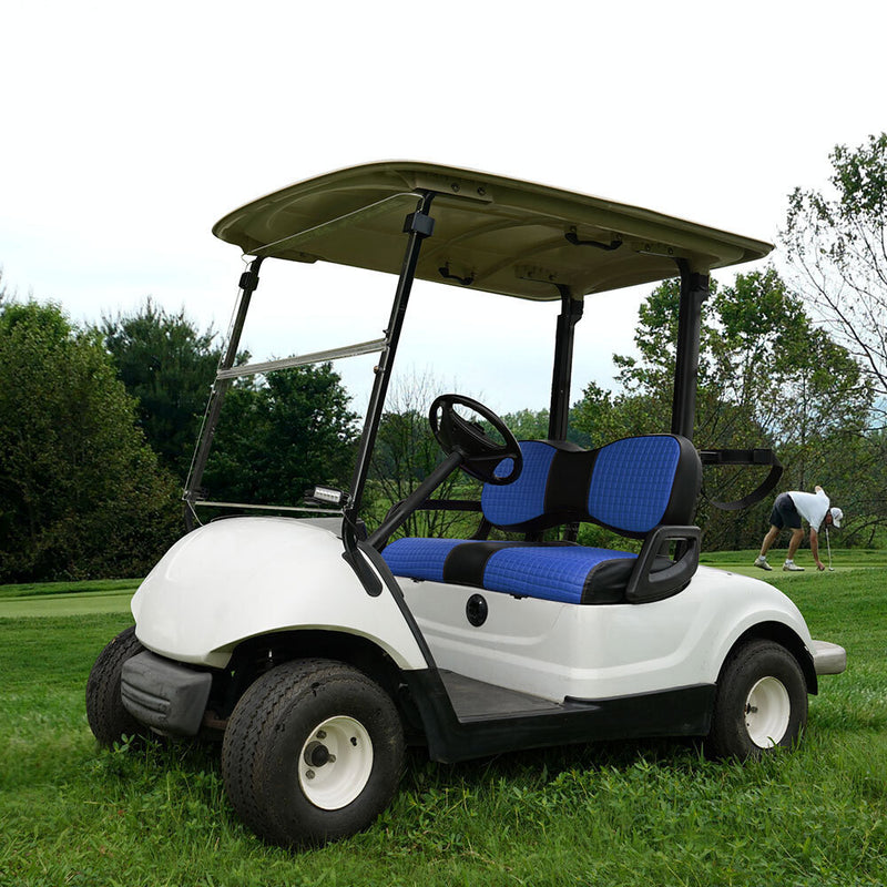DURAFORCE For Yamaha Drive/Drive 2 2007-UP Front And Rear Seat Covers Golf Cart -Blue 4Pcs
