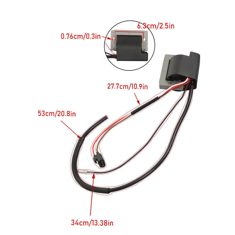 DURAFORCE Fits For Club Car DS Golf Cart 1984-1989 Models 341cc Ignition Coil #1012520