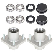 DURAFORCE Front Hub Assembly Wheel Hub ×2 For EZGO TXT/ Medalist G/E Golf Cart 1976-2001.5