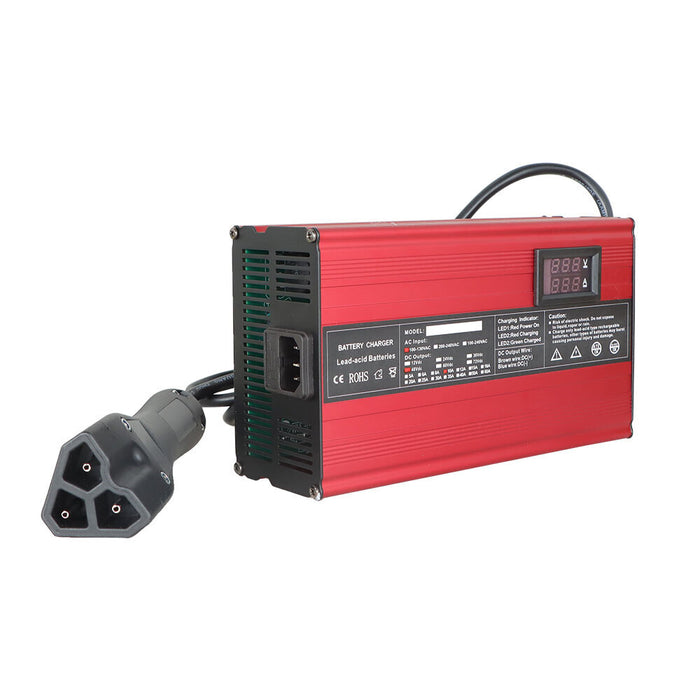 DURAFORCE 3 pin RXV plug Battery Charger 48 V10A For EZGO RXV & TXT Golf Carts