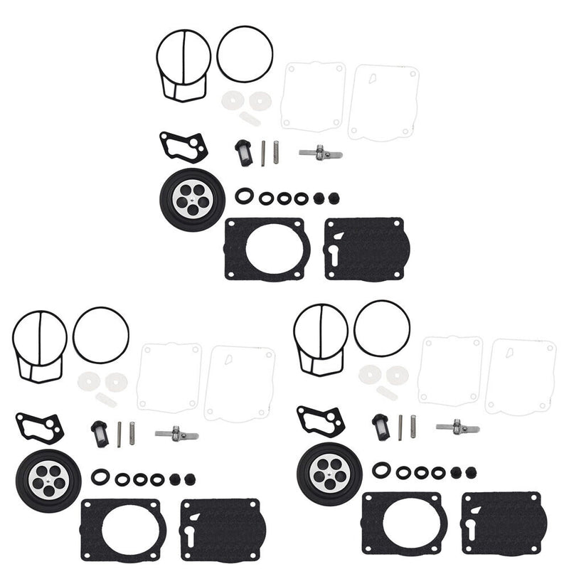 DURAFORCE Triple Carb Rebuild Kit For SEA-DOO VSP-L 1999-2003 LRV 2000-2003 RX 2000-2003