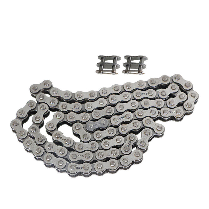 DURAFORCE #420 90L Rear Drive Chain For Coleman 196CC CT200U CT200U-EX BT200X Mini Bike