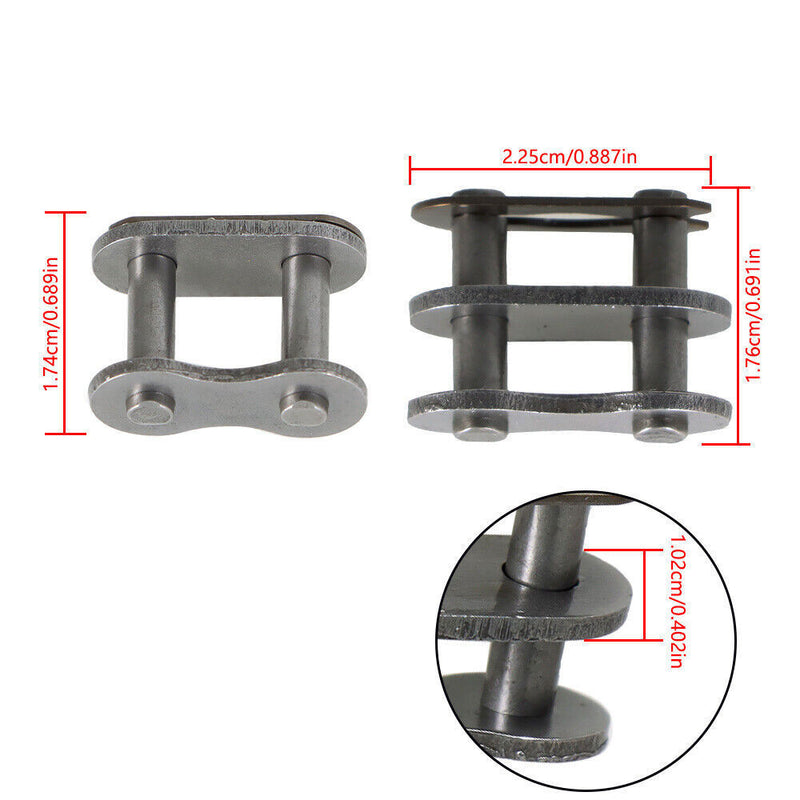 DURAFORCE #420 90L Rear Drive Chain For Coleman 196CC CT200U CT200U-EX BT200X Mini Bike