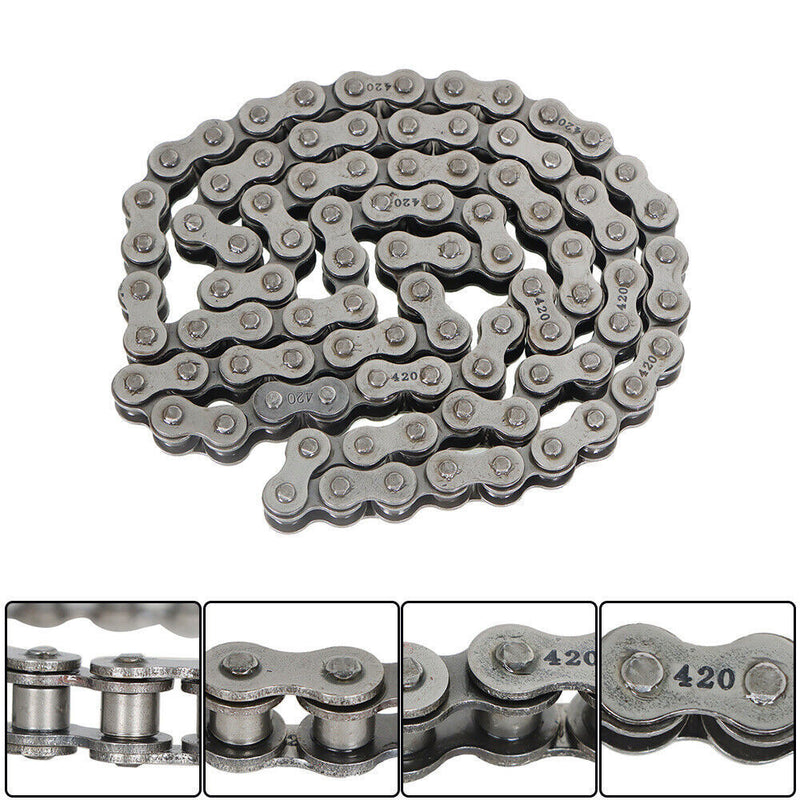 DURAFORCE #420 90L Rear Drive Chain For Coleman 196CC CT200U CT200U-EX BT200X Mini Bike