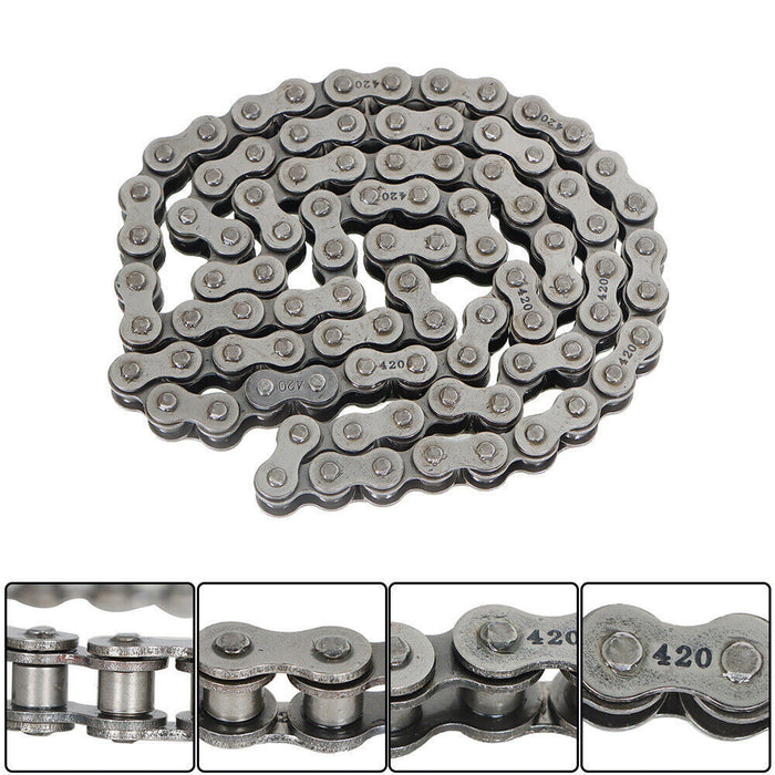DURAFORCE #420 90L Rear Drive Chain For Coleman 196CC CT200U CT200U-EX BT200X Mini Bike