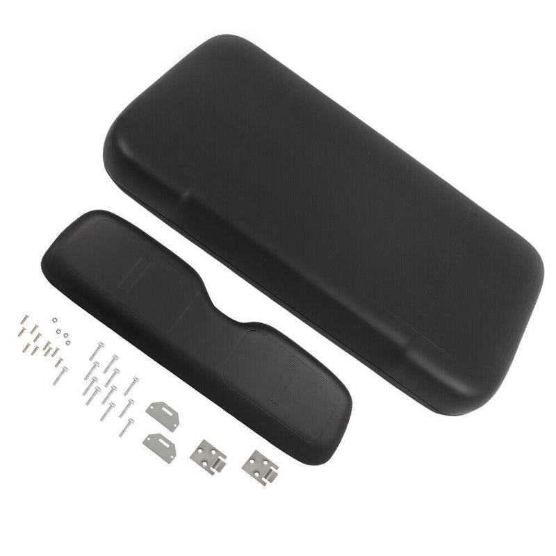 DURAFORCE Black Front Seat Cushion with Hardware For EZGO Medalist TXT 1994-2013 Golf Cart