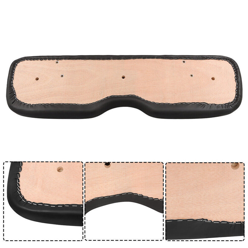 DURAFORCE Black Front Seat Cushion with Hardware For EZGO Medalist TXT 1994-2013 Golf Cart
