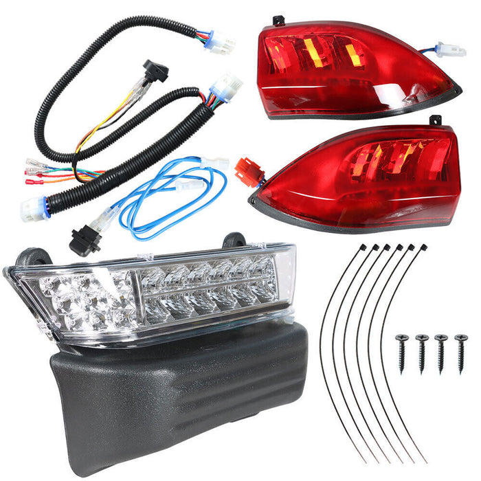 DURAFORCE For Club Car Precedent Golf Cart LED Headlight Tail Light Kit 2004-2008