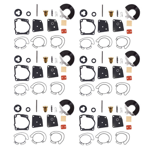 DURAFORCE 6X For Johnson Evinrude 18-7247 438996 V4, V6 175 HP 1998-2002 Carburetor Kits