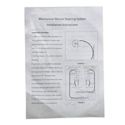 DURAFORCE 13 Feet Boat Rotary Steering System Outboard Kit SS13713 Marine With Wheel 13.5"
