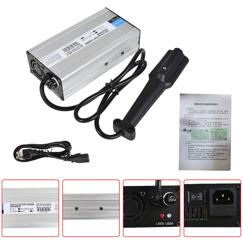 DURAFORCE 48Volt 6Amps for Yamaha DRIVE DRE G29 3 pin Golf Cart Battery Charger 2007-up