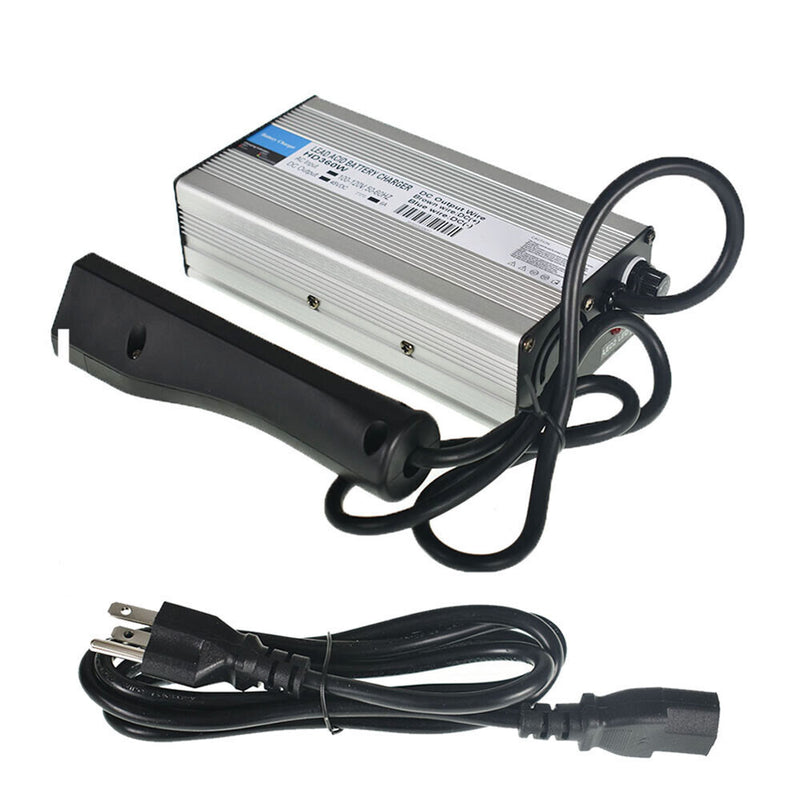 DURAFORCE 48V 6A Battery Charger Aluminum for EZ-GO TXT Club Car 48Volt Golf Cart RXV plug