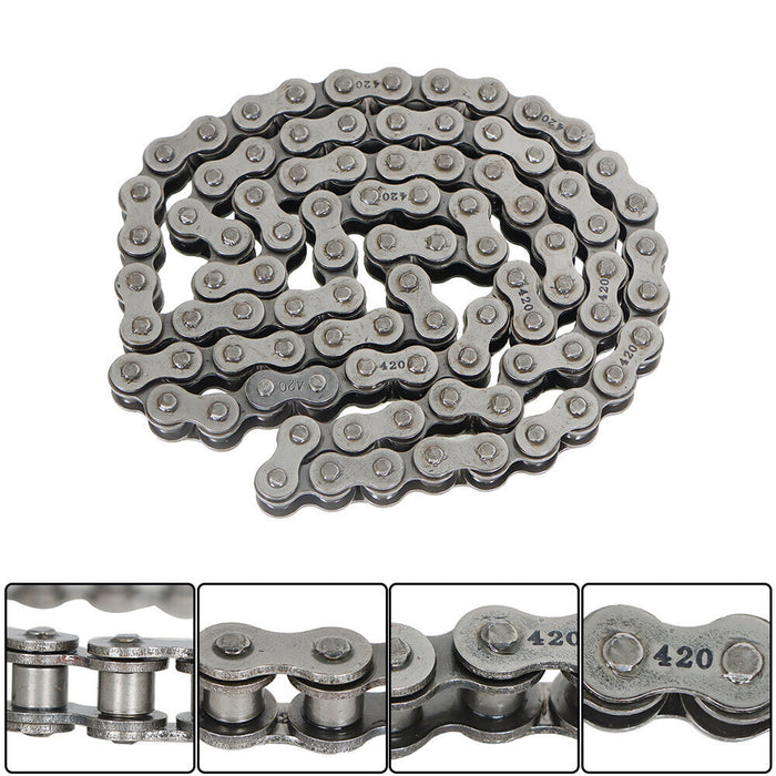 DURAFORCE Front and Rear Chain #420 For Coleman CT200U, CT200U-EX, BT200X 196cc Mini bike